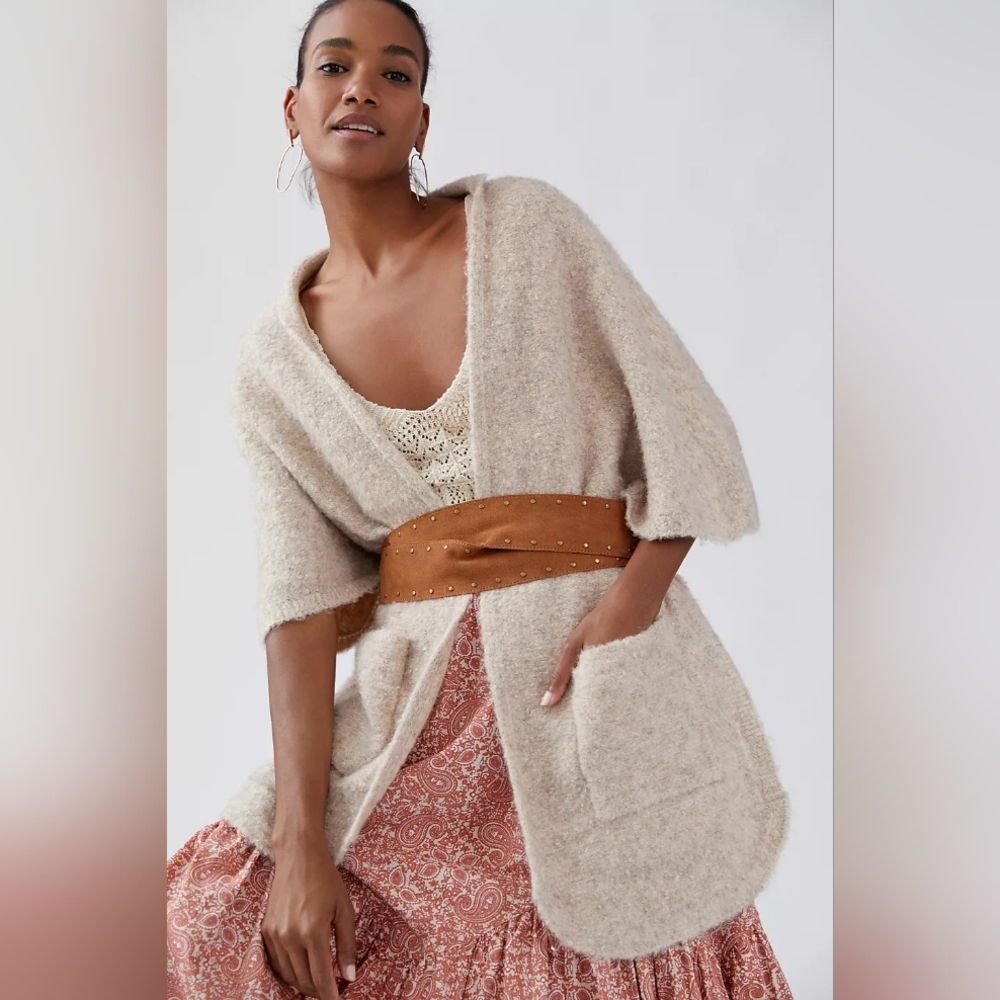 By Anthropologie Boucle Cardigan